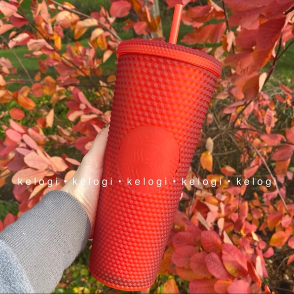 Starbucks Other - ❤️NEW❤️2021 Starbucks Matte Red Velvet Studded Cup